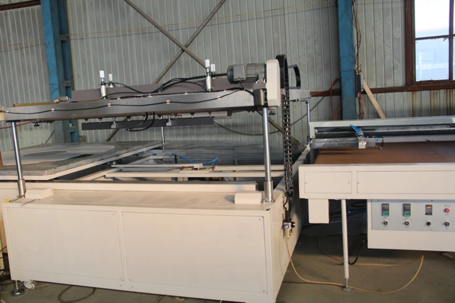 Four Post Fully Automatic Silk Screen Printer