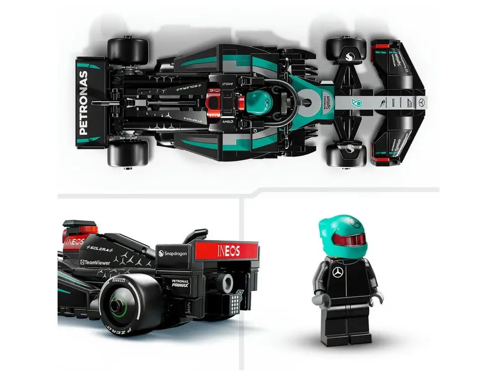 Lego Snelheidskampioenen Mercedes Racewagen