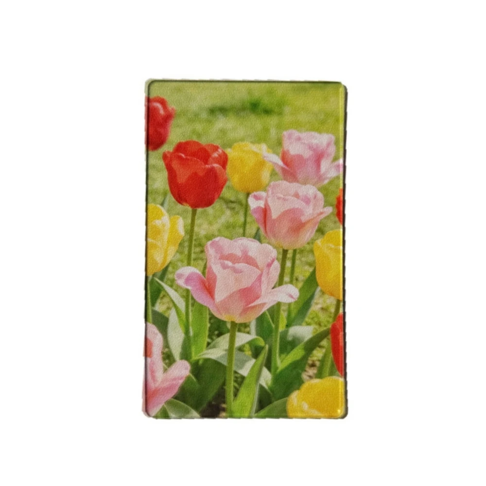Transparent Light-Transmitting Acrylic Bookmark High-Quality Aesthetic Book Mark Book Lovers Gift Floral For Office Literature