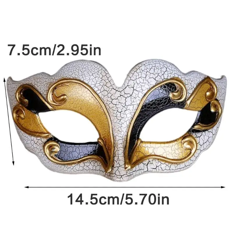 39BB Masquerade Half Face Mask Halloween Eyemask Half Face Mask Masquerade Costume Accsessory for Women Men Proms Party
