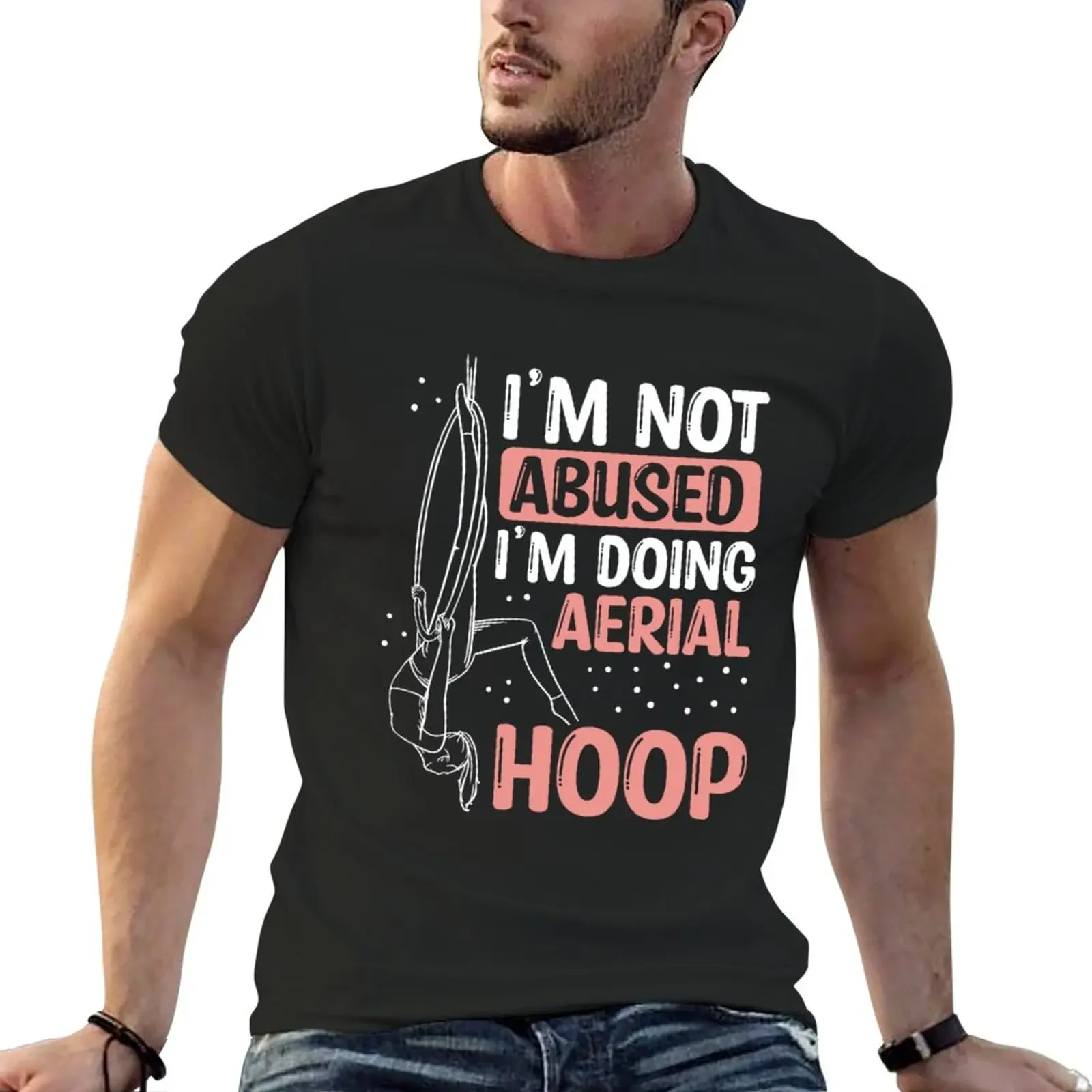 New Aerial Hoop Loop Aerialist Aerial Hoop Dancing Classic T-Shirt Short t-shirt aesthetic clothes mens vintage t shirts