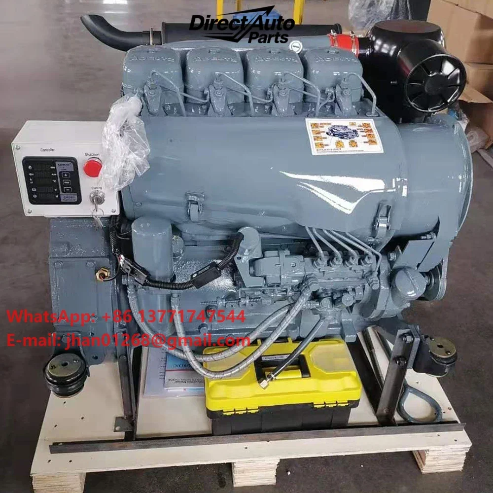 4 Cylinder F4l912 air Cooled Engine and Transmission for deutz Agriculture Construction Machinery Mini Tractor Motor 50kw