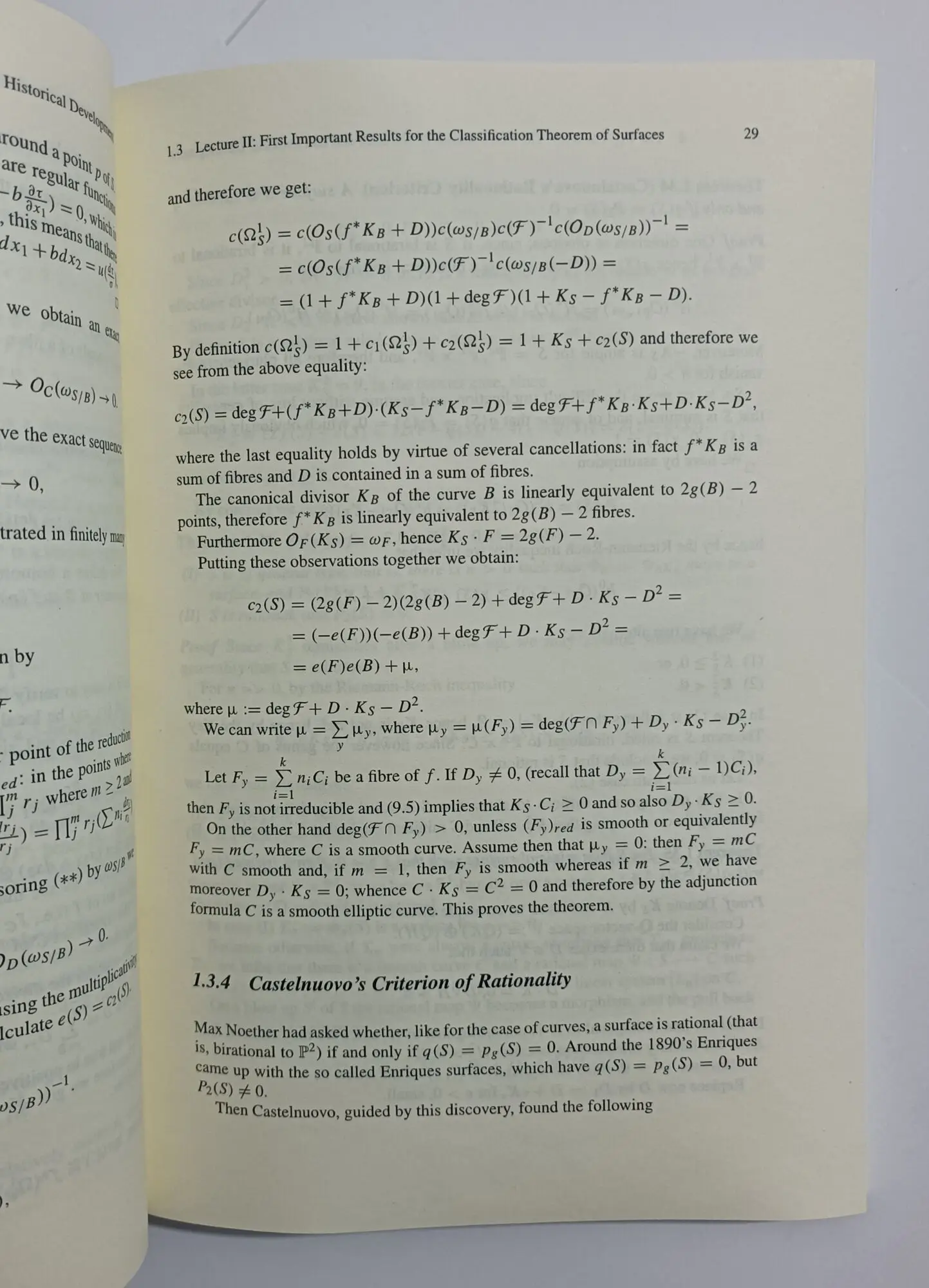 Algebraic Curves And Surfaces: A History Of Shapes