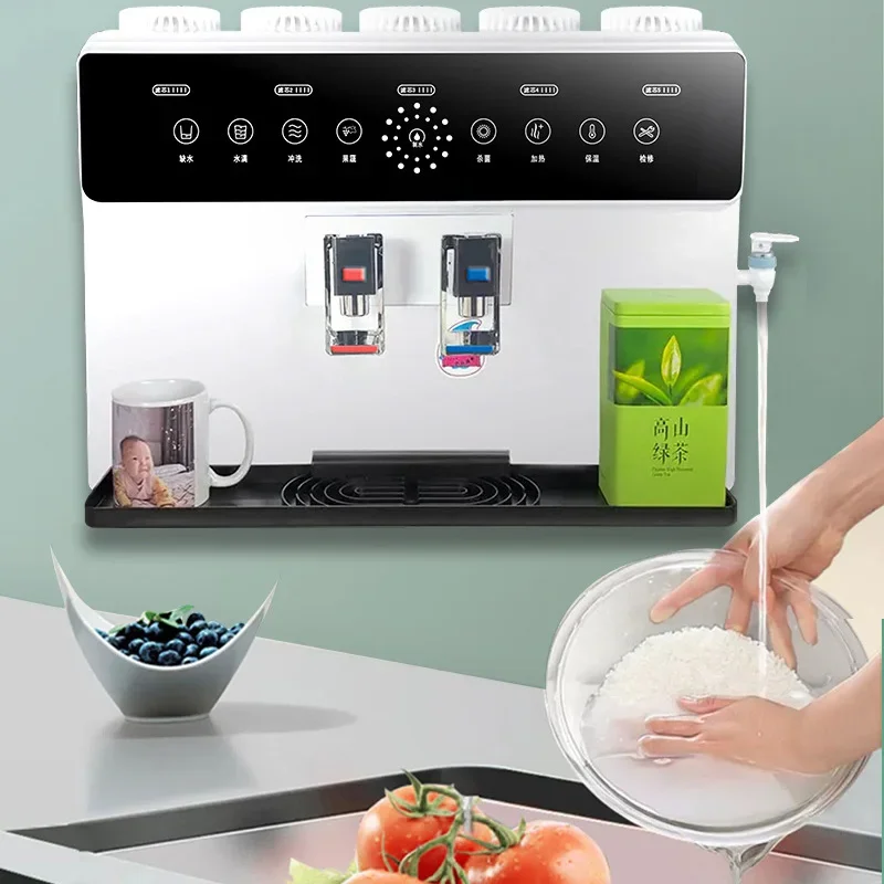 RO Home Water Purifier Tap Water Filtration, All-in-One Direct Drinking/Heating Water Purifier, Wall-Mounted Reverse Osmosis Sys