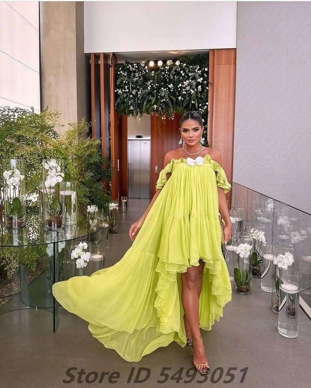 Sevintage cytrynowo-zielona szyfonowa suknia wieczorowa dla kobiet w ciąży suknia ciążowa na bal maturalny długość podłogi 2024 dostosowana szata de soiree