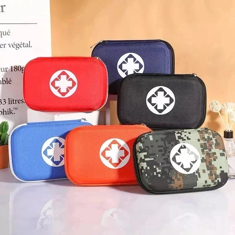 1/2/4pcs Emergency Medicial First Aid Bag Empty Mini Travel Camping Car Outdoor Rescue Survival Kit Portable EVA Case Storage