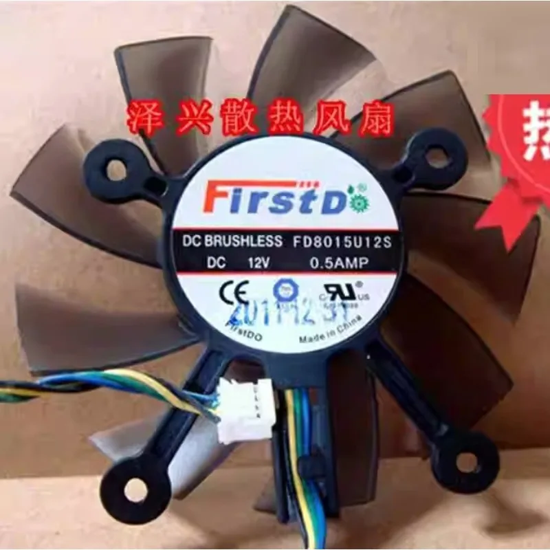 

Новый вентилятор охлаждения для Asus HD7850 HD7770 GTX650Ti GTX650 GTX750 Вентилятор охлаждения графической карты 7,5 см