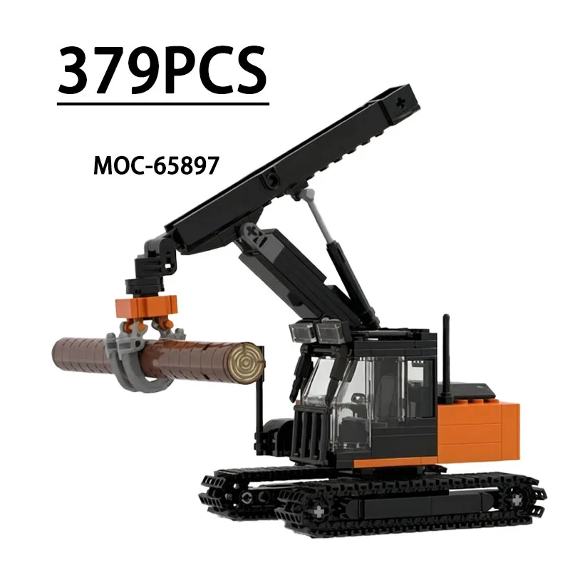 

Конструктор MOC-65897: Телескопический экскаватор-лесоруб (379 деталей) – развивающая модель для детей, подарок на День рождения, Рождество, Новый год