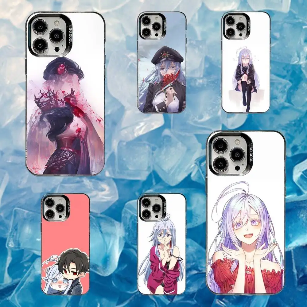 

V-Vladilena Anime Milize Phone Case For iPhone 16,15,14,13,12,11,Mini,Pro,SE,MAX White Matte Shockproof Cover
