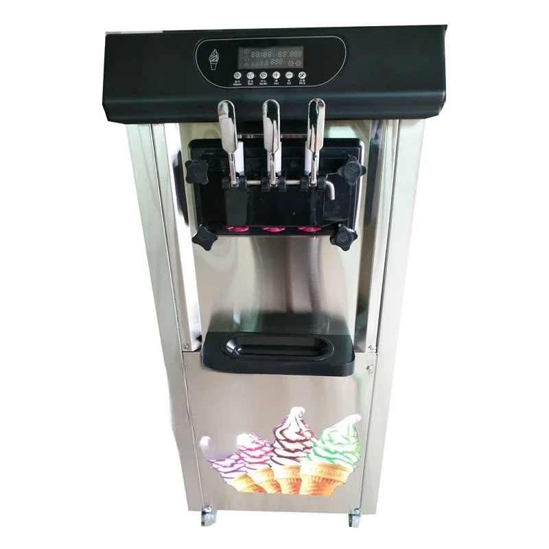 The most fashion and lowest price automatic Yogurt soft serve ice cream machine Yogurt ice cream machine with mixed flavor