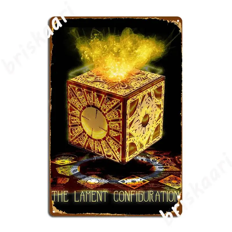 The Lament Configuration Hellraiser Metal Plaque Poster Cinema Garage Pub Garage Custom Plaques Tin Sign Posters