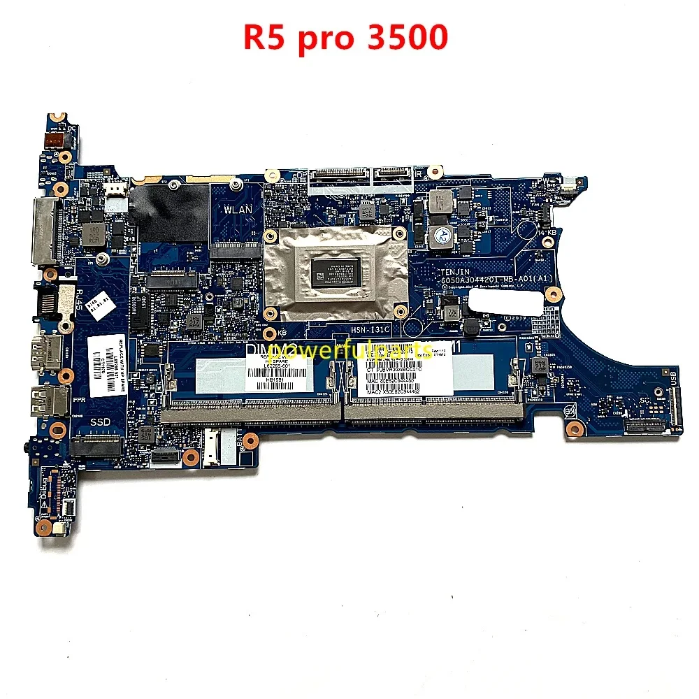 100% Berfungsi Untuk Motherboard HP EliteBook 745 G6 755 G6 R5 Pro 3500 Cpu On-Board 6050A3044201-MB-A01 L62295-601 L62295-001