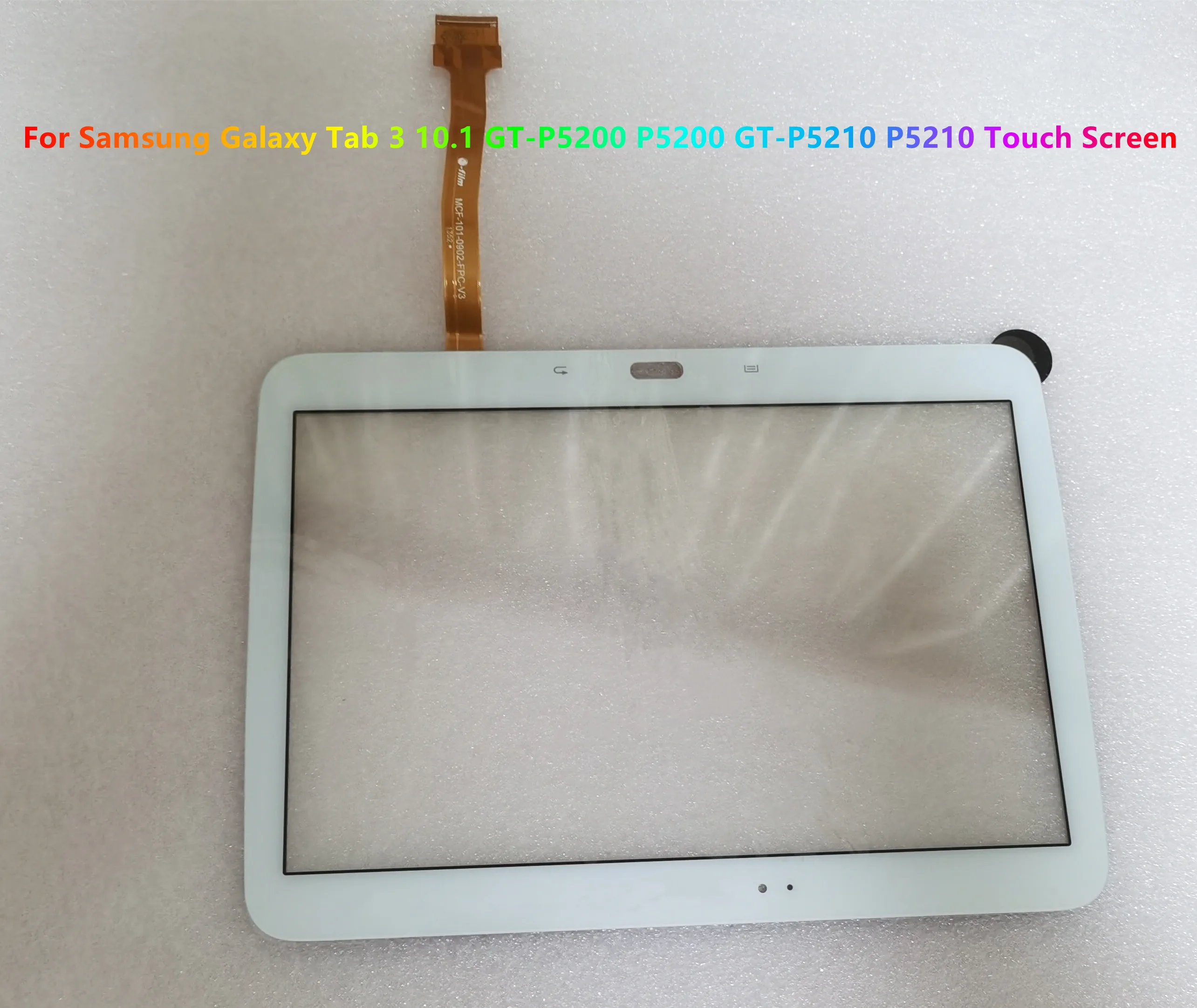 

New 10.1''Inch For Samsung Galaxy Tab 3 GT-P5200 P5200 GT-P5210 P5210 Touch Screen Digitizer Sensor Front Outer Glass Lens Panel