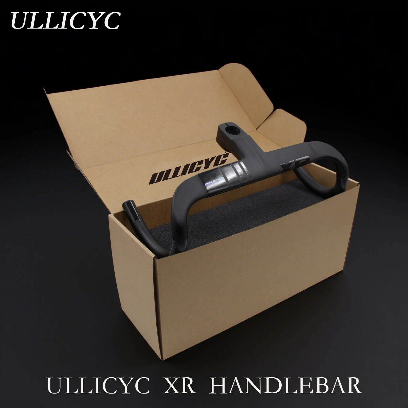 

ULLICYC XR Carbon Integrated Aero Handlebar Full Internal Cable Routing for Di2 EPS | RHM EVO Road Bike Cockpit