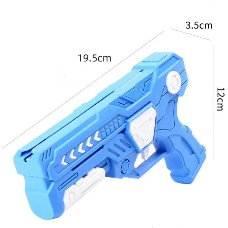 قاذفة طائرات رغوة متوهجة للأطفال ، منجنيق شراعي ، لعبة بندقية طائرة ، لعبة في الهواء الطلق ، نموذج فقاعة ، اطلاق النار تحلق الدائري ، 10 متر