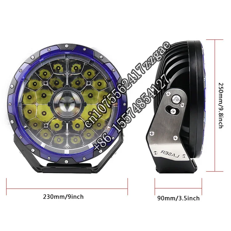 High Power Driving Light Car Led Work Light 7 inch Round Headlight for Off-Road 4x4 vehicle