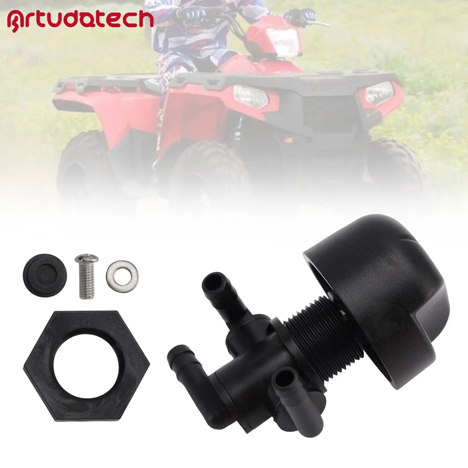 

Artudatech 3-Way Fuel Valve Petcock 7052161 5432559 Fits for Polaris Xplorer Trail Boss