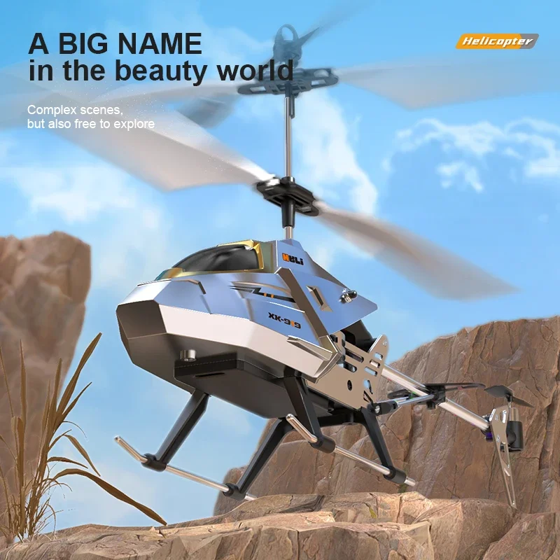 Alloy Remote Control Helicopter XK919 3-Channel 2.4g RC Helicopters For Children Toy Boy Gift