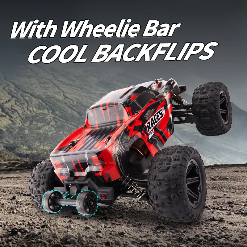 1/14 Rc Car 4WD Off-Road Remote Control Trucks 55Km/h High-Speed Vehicle All Terrain Drive Drift Racing Toys for Adults Kid Boys