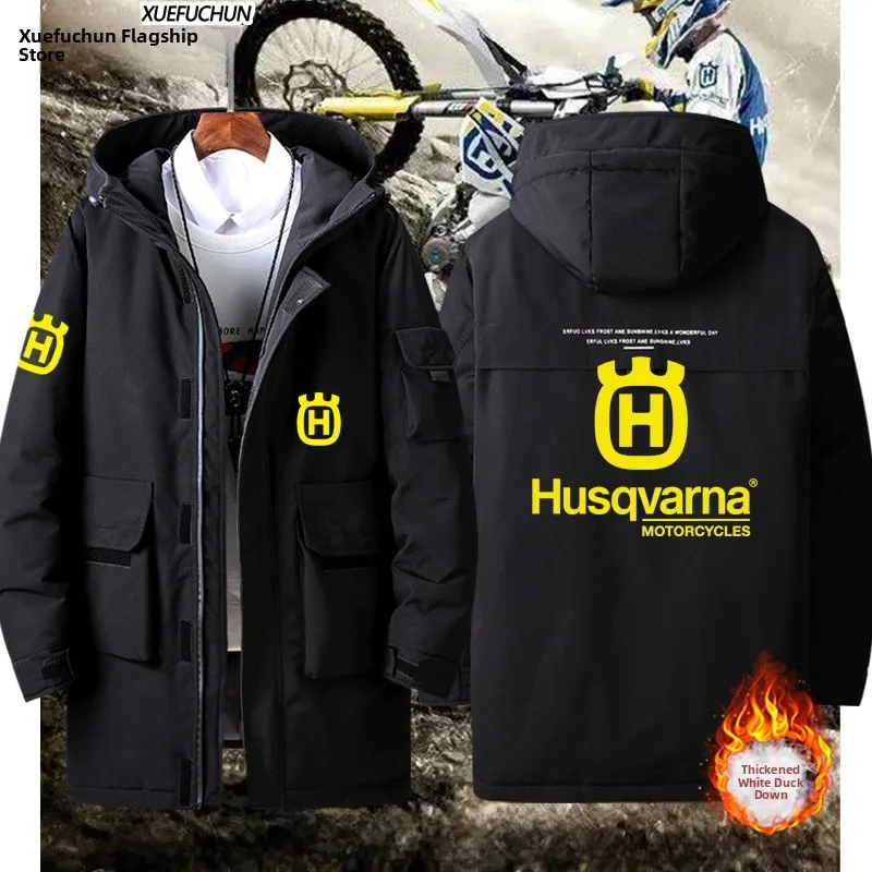 

Мужская утепленная стеганая куртка Husqvarna Rostar T Edition из полиэфирного волокна для бездорожья, мотоциклетная верхняя одежда