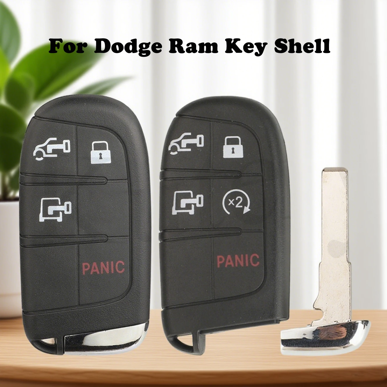 

Jingyuqin 4/5 кнопок SIP22 дистанционный автомобильный ключ, брелок для ключей, корпус для Dodge Ram Promaster 1500 2500 3500 2022 2023