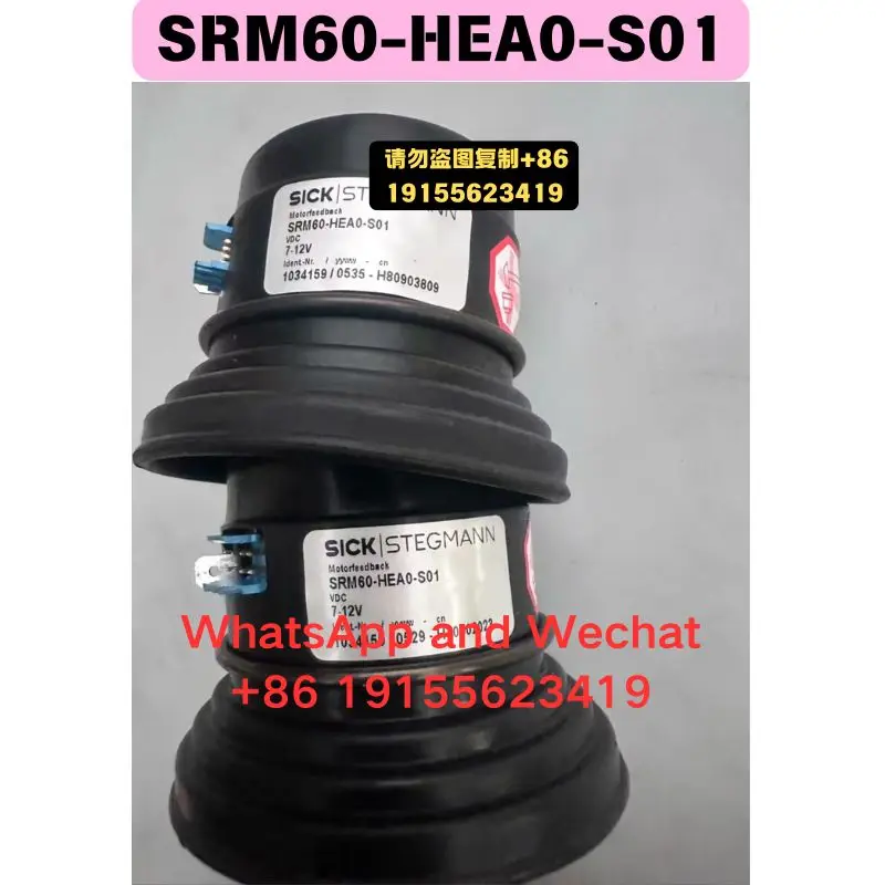 Used OEM disassembled parts SRM60-HEA0-S01 encoder Functional test OK Fast delivery