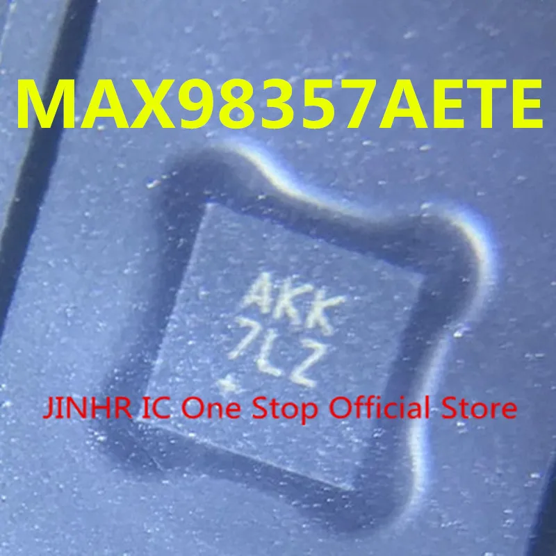 New 2PCS MAX98357 MAX98357A MAX98357AETE, Marking AKK, 16-TQFN, Class D Amplifier