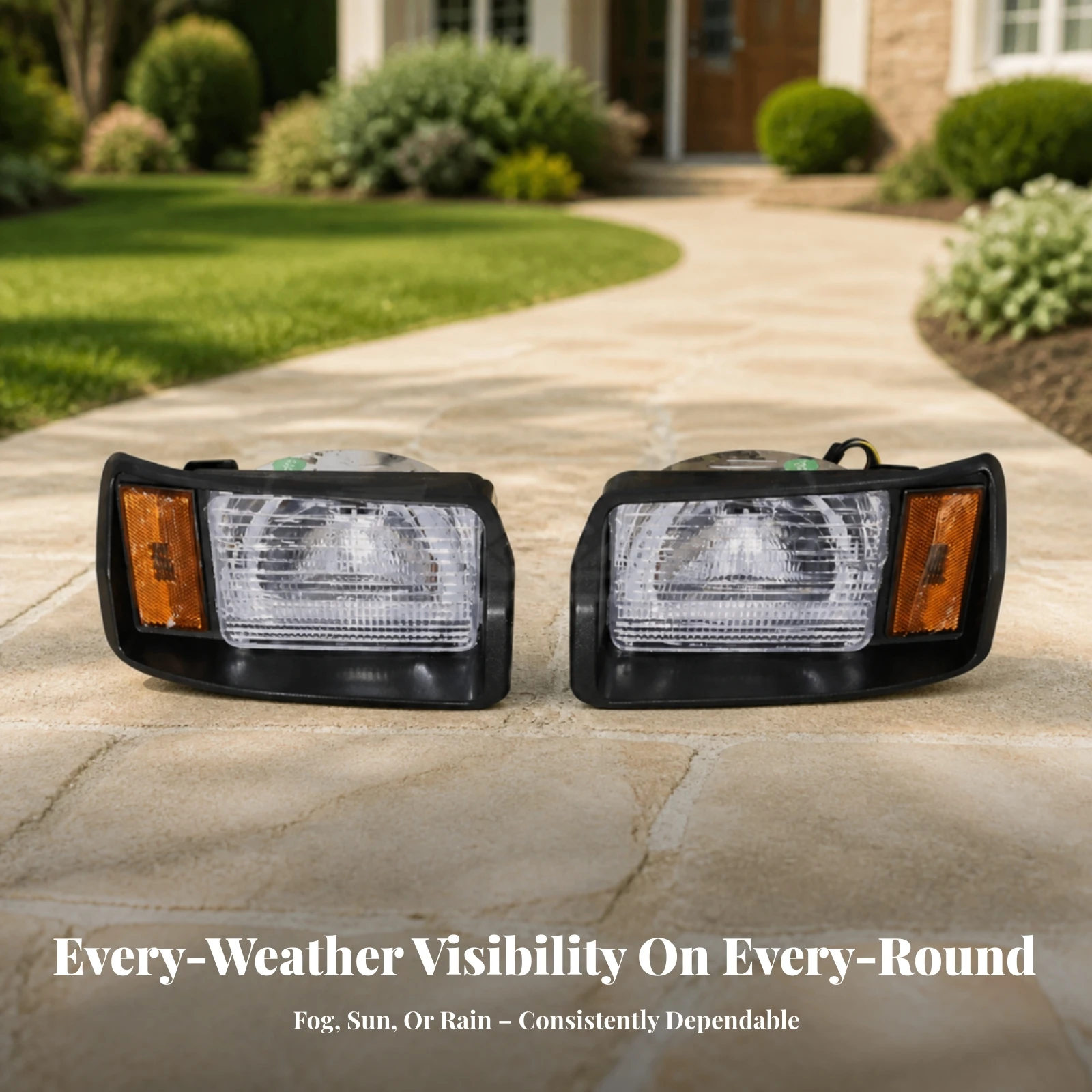 Front Headlight Assembly Clear Lens Headlight Assembly Faro De Reemplazo Certificado DOT Headlamp Resistente Al Agua