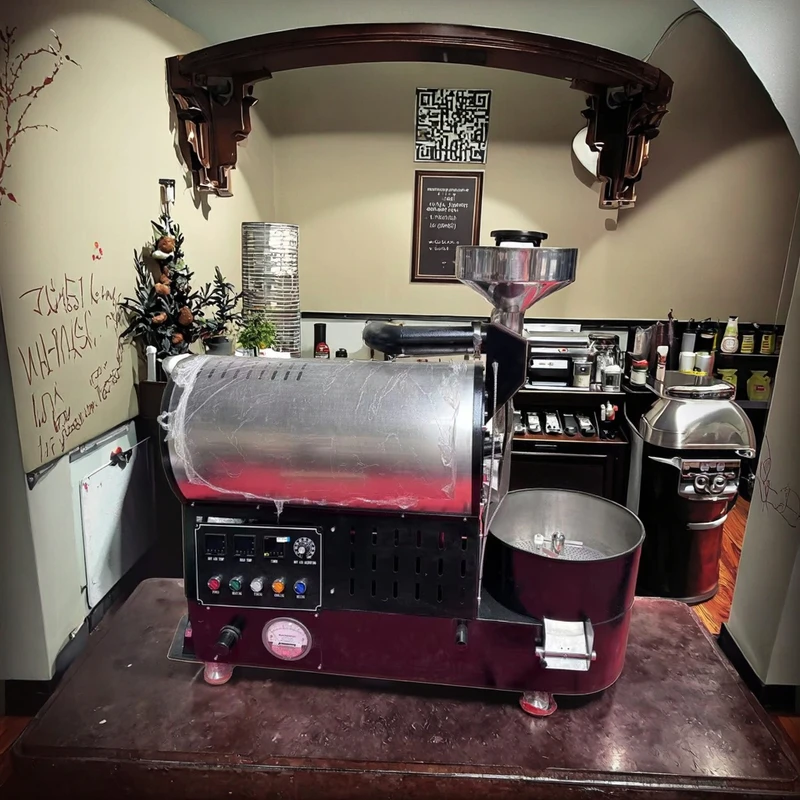 Appearance Customization Factory Hot Sale Shop Home Commercial 2Kg 3Kg Roaster Coffee Bean Roasting Hinery Free