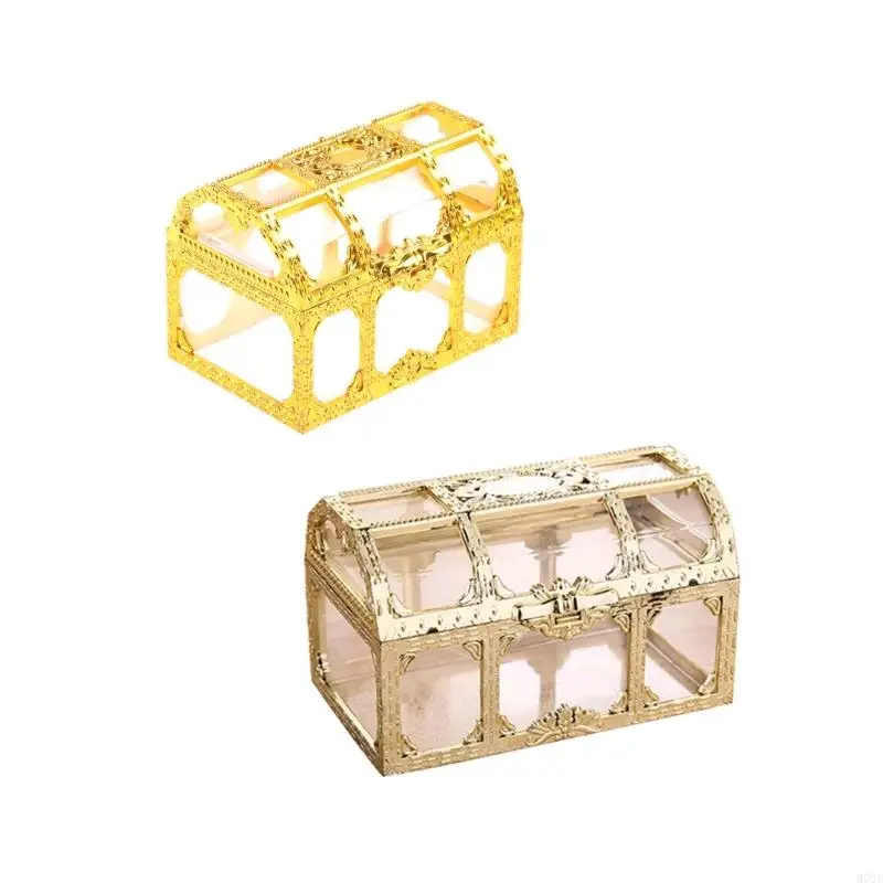 

97QE Wedding Card Box Vintage Beads for Case Jewelry Storage Display Box Container