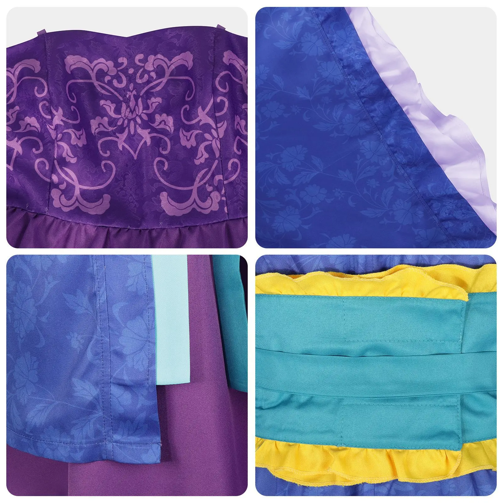 أزياء أنيمي Lihua التأثيرية الباروكات Hanfu تمويه للنساء فساتين لعب الأدوار بدلة كرنفال الهالوين