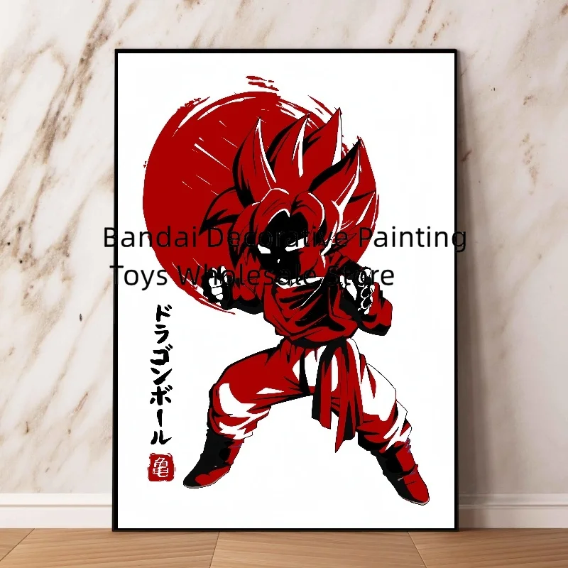 Classic Anime Poster Dragon Ball Painting Super Saiyan Vegeta Canvas No Frame Wall Art Prints Decor Bedroom Home Picture Gift