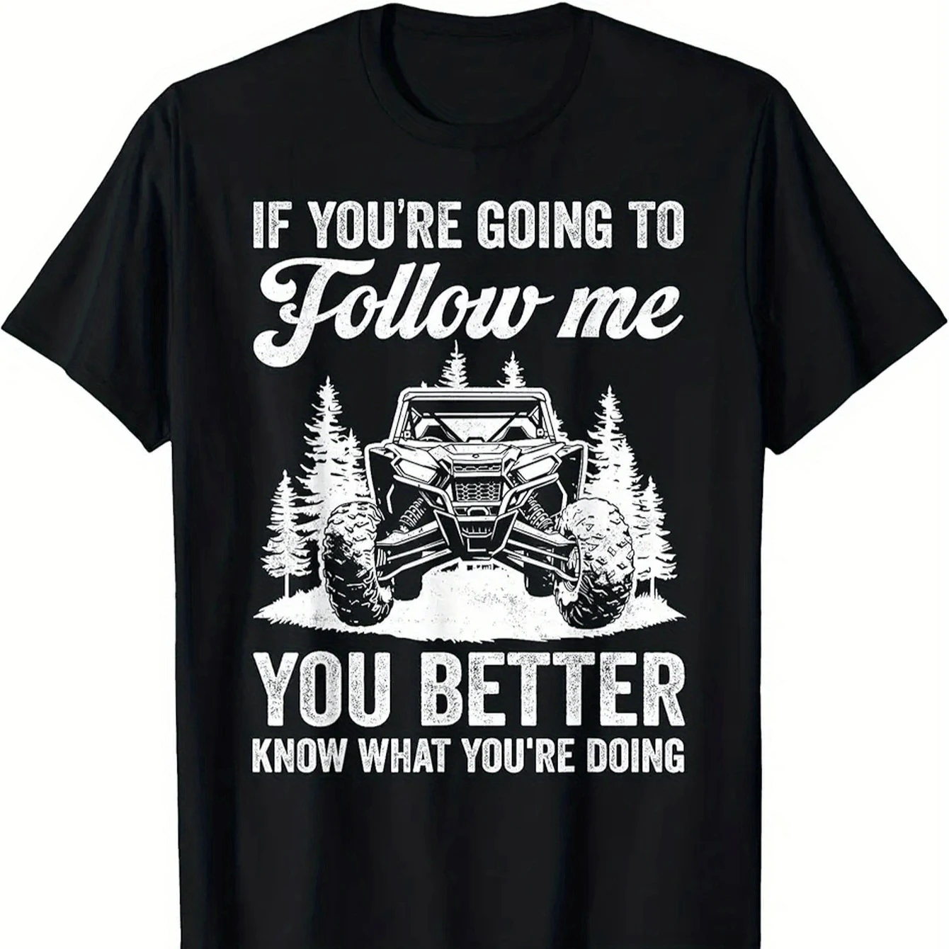 Utv Offroad Racing Humor T-Shirt 100% Cotton O-Neck Short Sleeve Summer Casual Mens T-shirt Streetwear