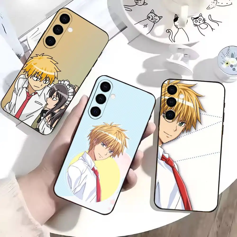 Maid Sama  Phone Case For Samsung Galaxy A73,A72,A71,A70,A53,A52,A51,Soft Silicone Black Cover