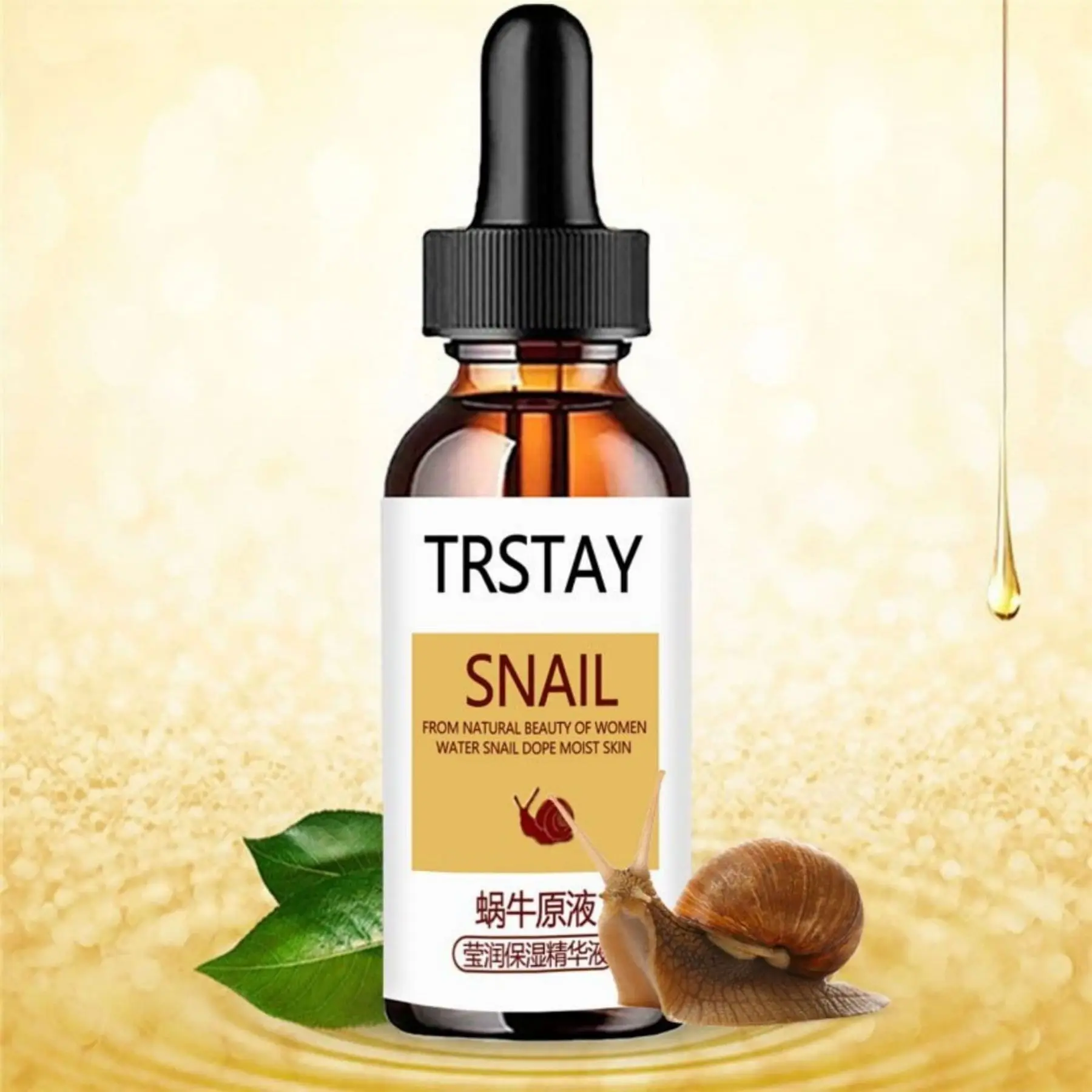 Snail Extract Serum Face Essence Anti Wrinkle Hyaluronic Acid Anti Aging Collagen Whitening Moisturizing Face Care Freeshipping