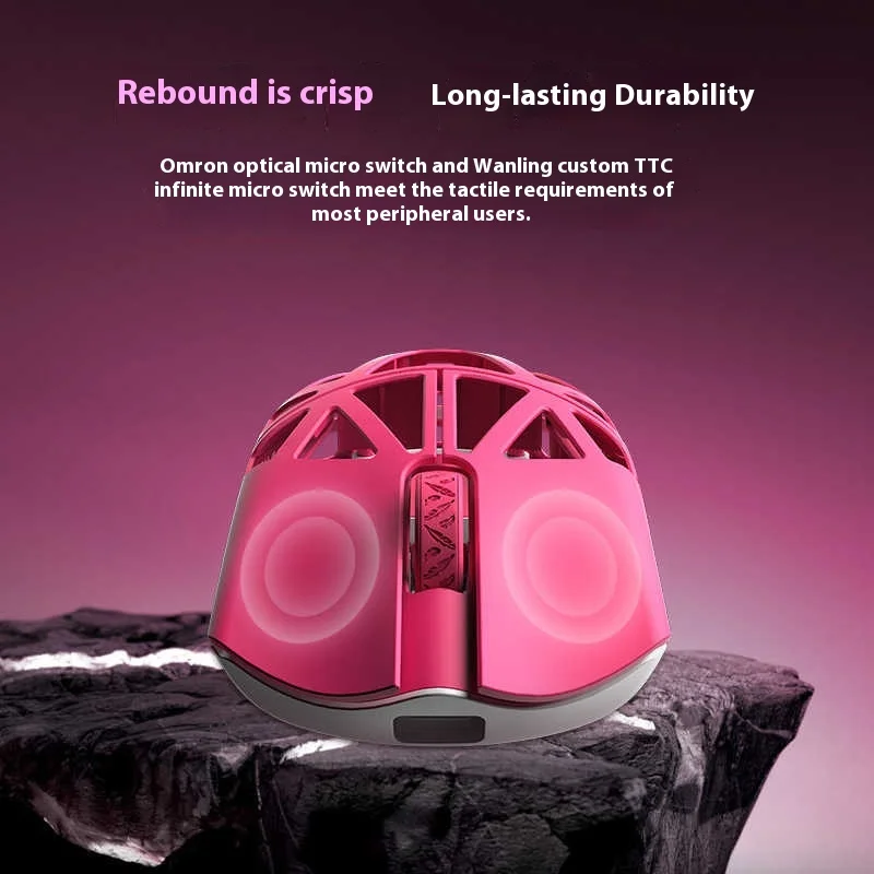 

Легкая мышь WLmouse Beast X Max, беспроводная PAW3950HS, 8K, боковая, неоткрытая, из магниевого сплава, ПК, киберспортивная, игровая мышь для ноутбука