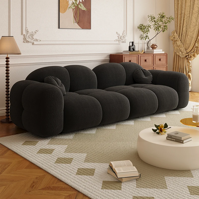 طبق الاصل الأريكة غرفة المعيشة أريكة الحديثة الحد الأدنى الأبيض لينة غرفة المعيشة أريكة الأطفال مصمم موبليس أثاث ما بعد الحداثة #4