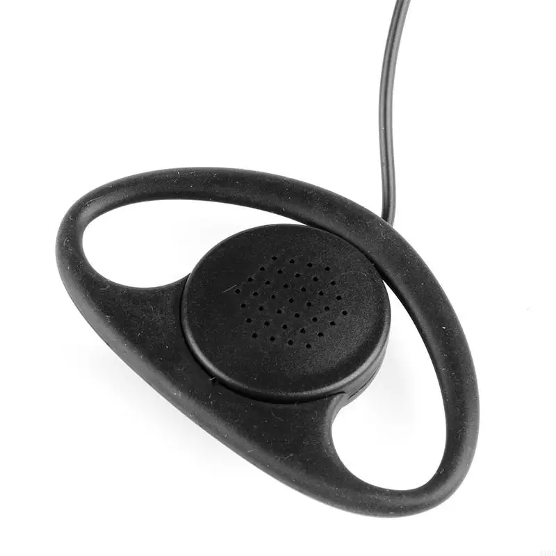 J1HD 3,5 mm conector en forma D escucha auriculares para radios bidireccionales Walkie Radio