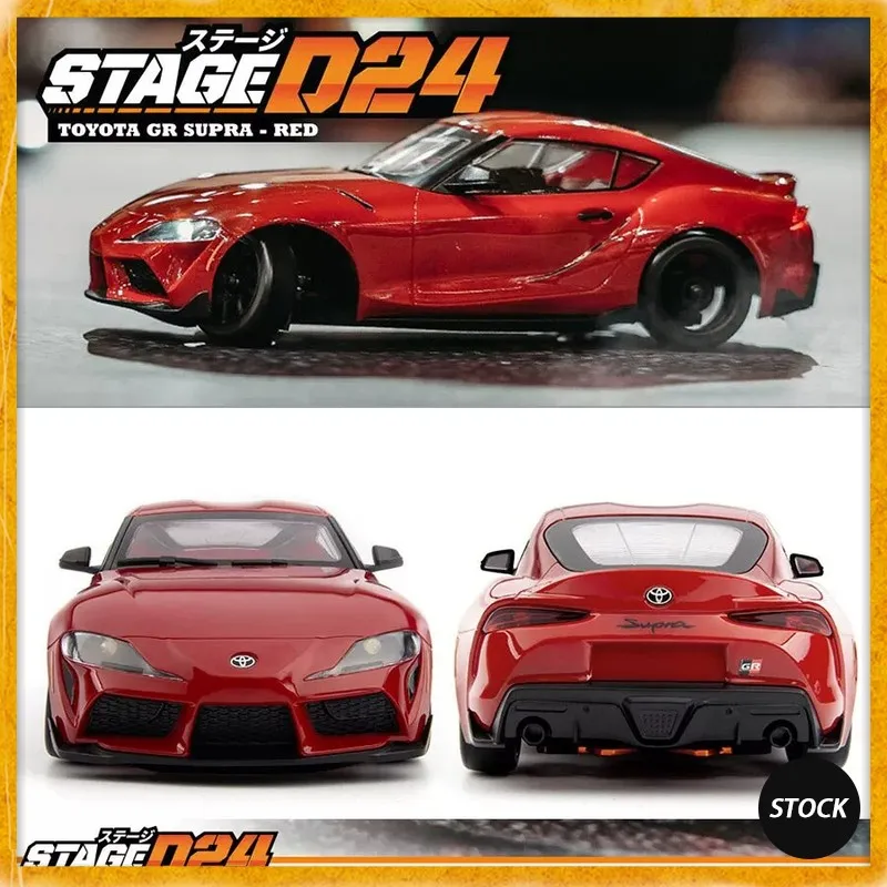 HPI Stage D24 1/24 Toyota Supra RC Drift Car 2.4G 2WD High Speed Remote Control Drifting Vehicle For Adult Hobby