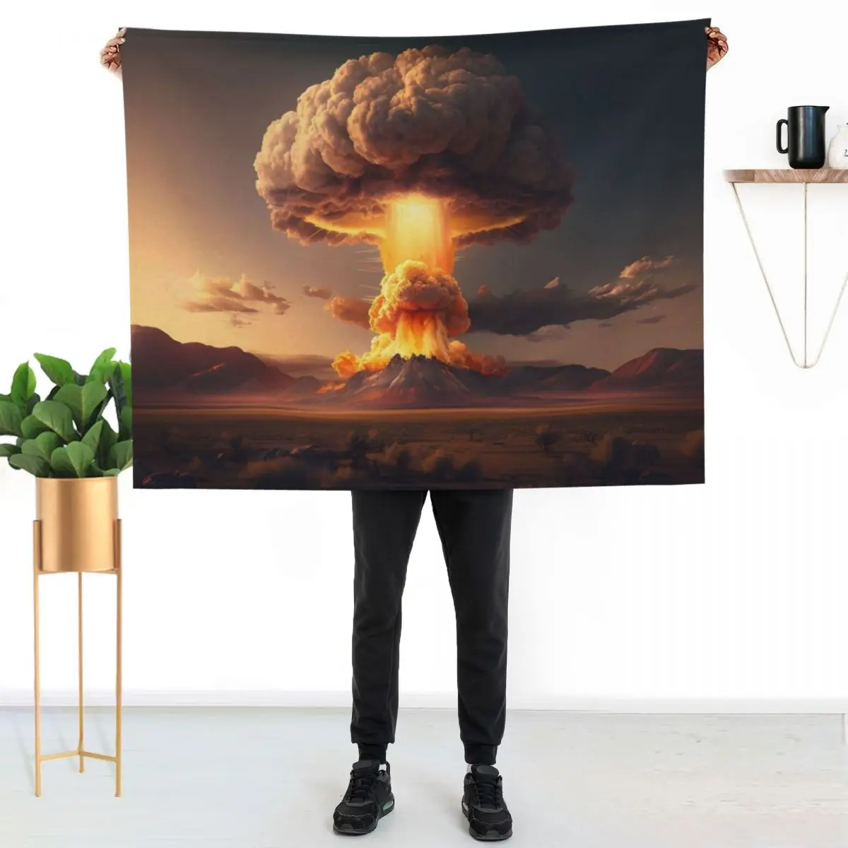 blazing blast Throw Blanket Plush Fuzzy Cozy Blanket for Couch Sofa