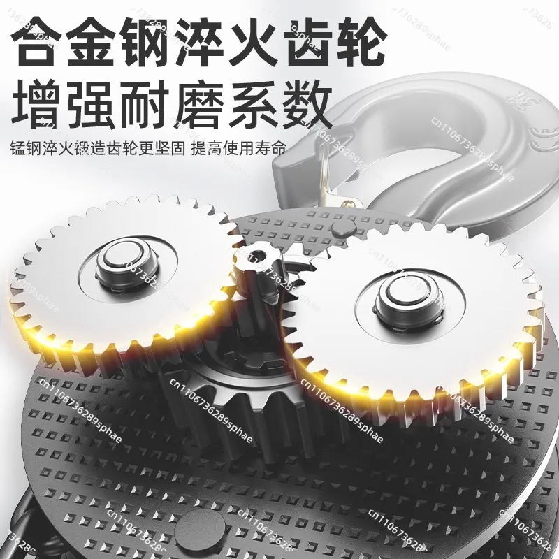 Rewind chain one ton crane round chain hoist 3 meters 3 tons crane equipment
