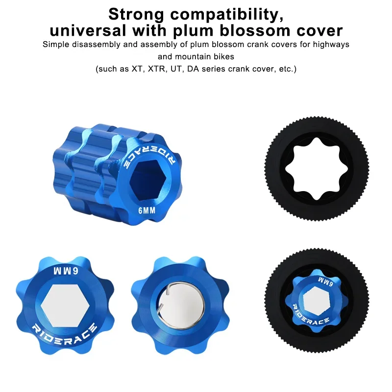 Fahrrad Kurbel Installation Entfernen Werkzeug Aluminium Legierung Rennrad Kurbel Arm Kurbelgarnitur Schlüssel Für XT R Serie Reparatur Werkzeuge