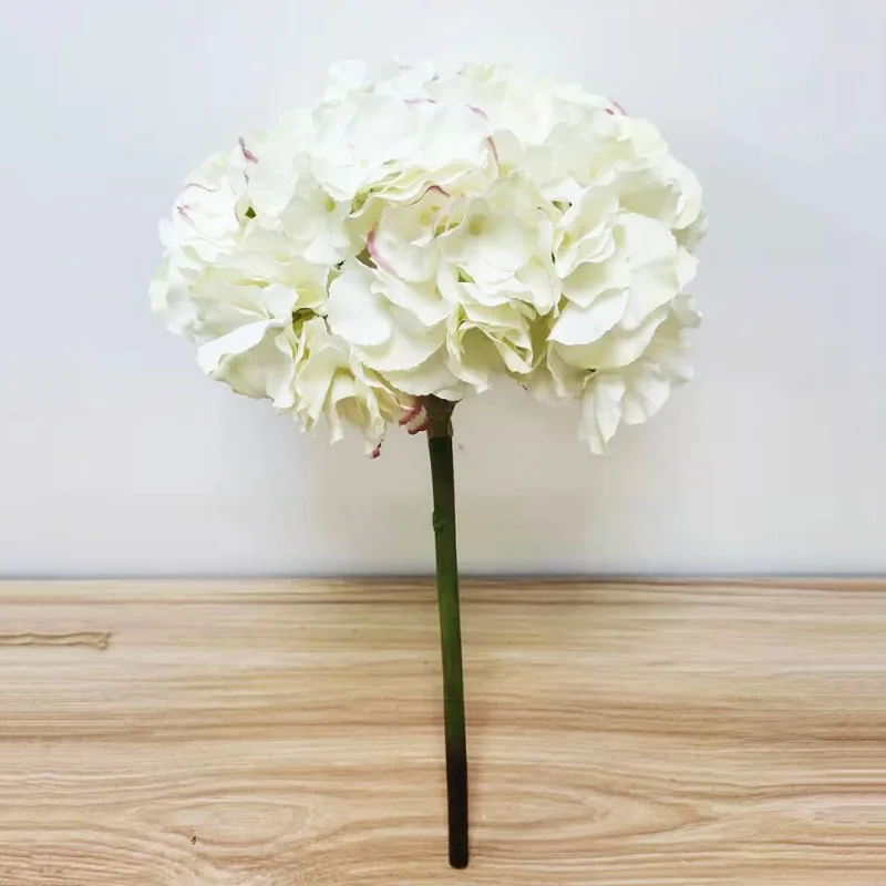 High Quality New Design Artificial Hydrangea Silk Stem Flowers Faux Hydrangea Stems for Wedding Home Centerpieces Home Decor