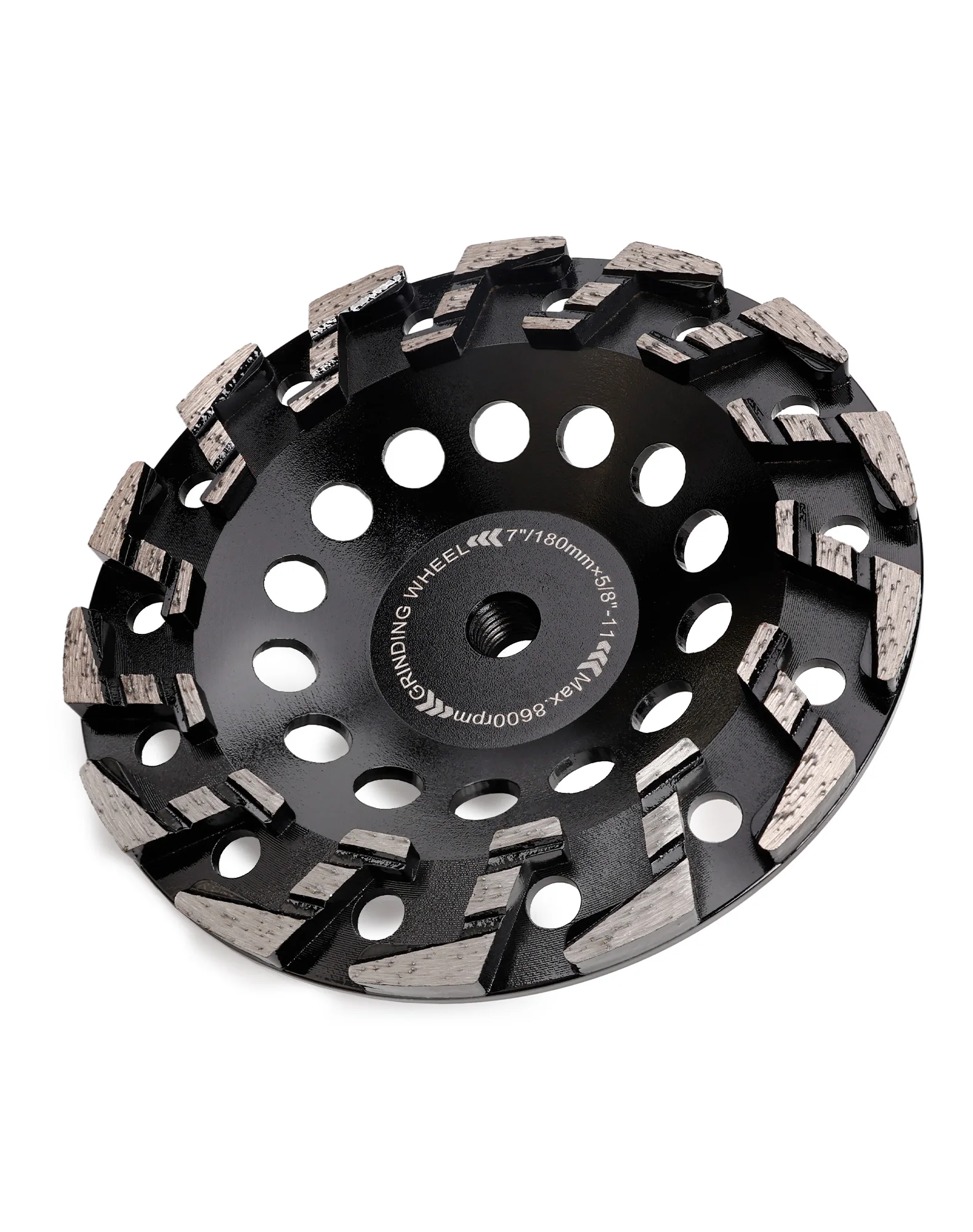 Concrete Grinding Wheel 7 inch Diamond Cup Wheel S Segment for Polishing and Cleaning Stone Concrete Surface