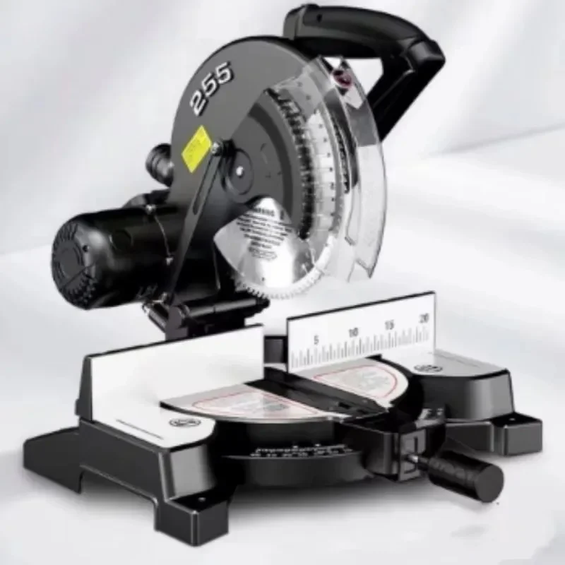 Miter saw 255mm electric cutter for aluminum steel wood automatic portable