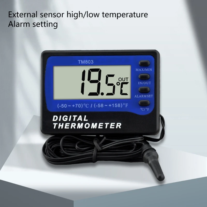 Termometer Digital Serbaguna Digunakan Untuk Freezer, Dropship Pengatur Akuarium