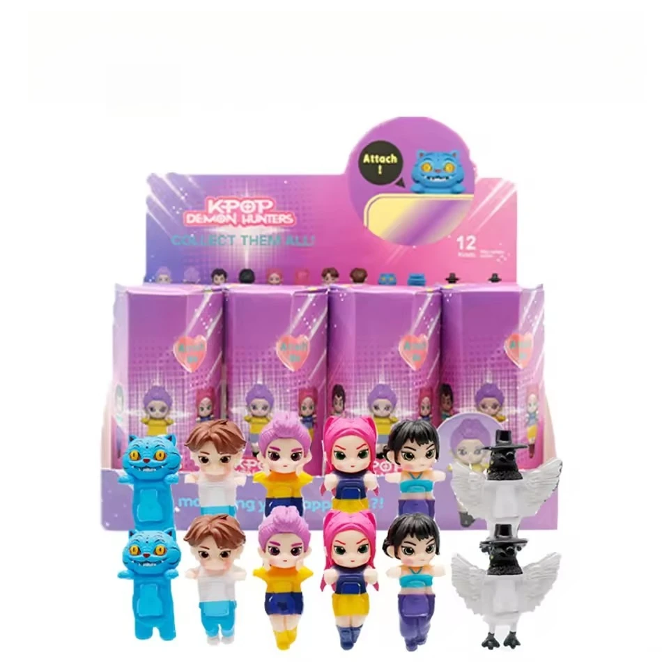 

2026 НОВАЯ распродажа K pop Demon Hunters слепая коробка серии аниме фигурки украшения куклы фанаты детский подарок на день рождения случайная слепая коробка