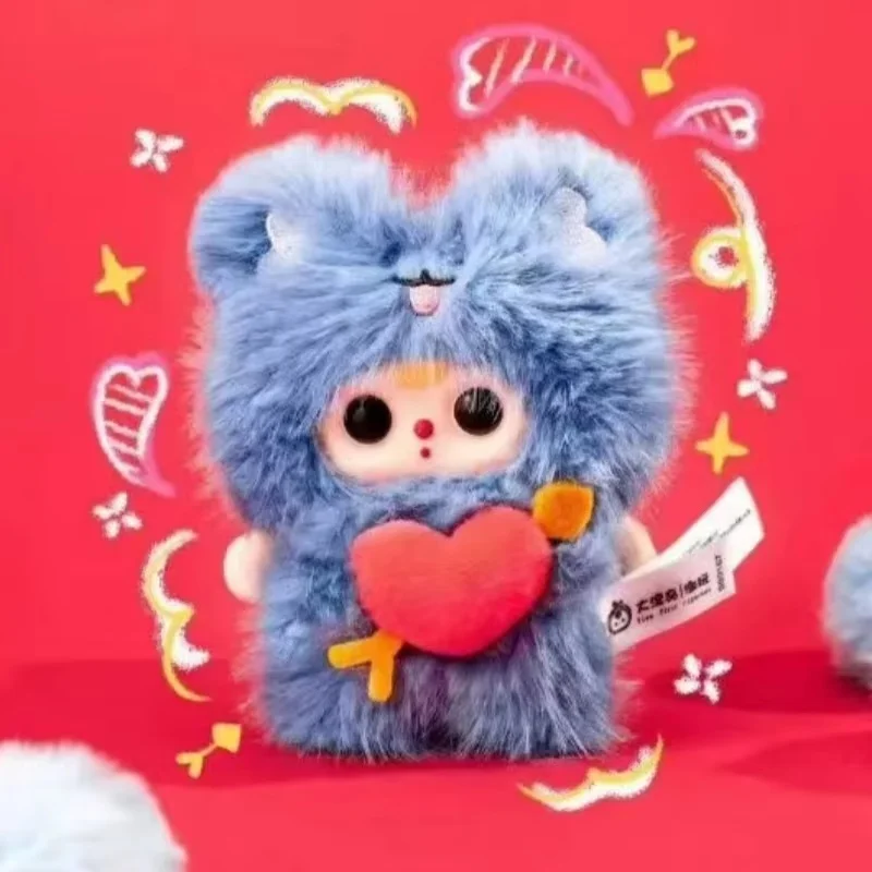 

Новая слепая коробка Baby Three Love God Cupid Series Таинственная коробка-сюрприз Симпатичная пластиковая кукла с лицом Кулон Украшение Игрушка в подарок