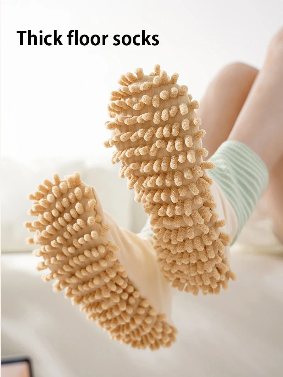 Creative Cleaning Slippers Home Floor Cleaning Shoes 2025 NEW  Washable Sock Mop Multi-functional Lazy Floor Cleaning Tools