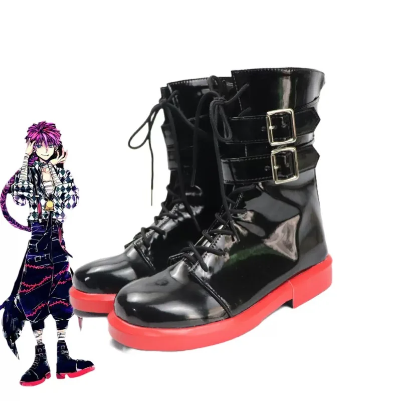 Game Devil Butler Lato Bacca Cosplay Shoes Lato Boots Halloween Carnival Roleplay For Men Women